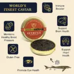 Imperial Sevruga Sturgeon Caviar, Giaveri Italy &mdash; image 5