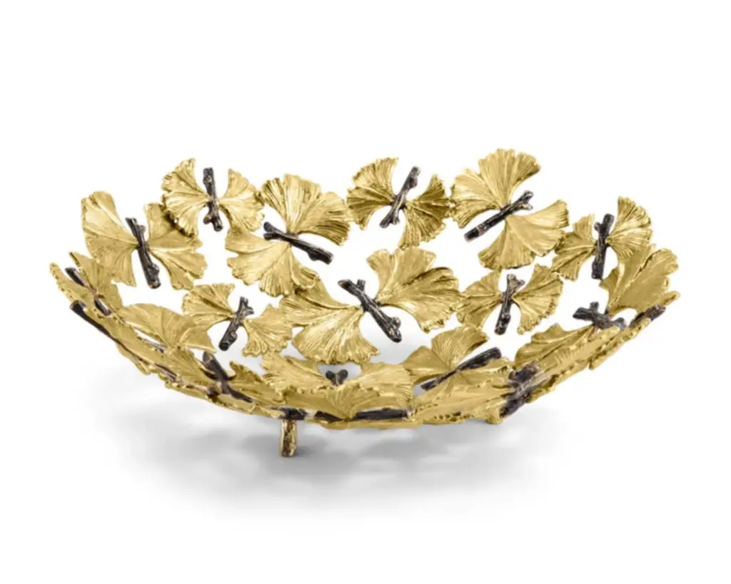 BUTTERFLY GINKGO BREAD BASKET