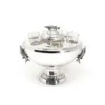 6-Shot Glass Fish Accent Server, Silver &mdash; image 1