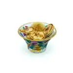 MURANO ZECIN HANDMADE CAVIAR GLASS DISH, VENICE &mdash; image 1
