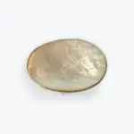 Mother of Pearl Caviar Serving Palette - Gold Edge &mdash; image 1