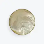 Mother of Pearl Caviar Serving Palette - Gold Edge &mdash; image 3