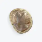 Pink Mother of Pearl Caviar Palette, Ornate Silver Rim &mdash; image 2
