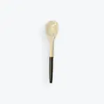 Spoon white Pearl Dot Inlay Wooden Handle 4.5" (11 cm) &mdash; image 1