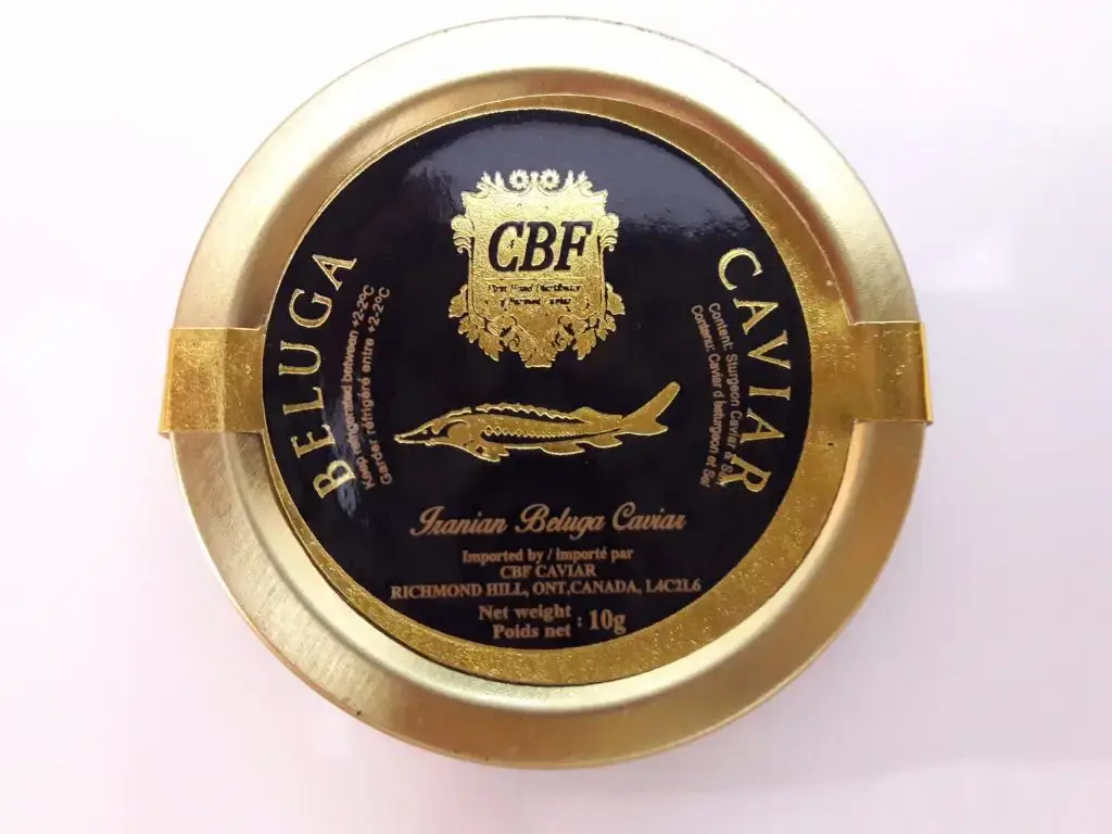 CBF Iranian Sturgeon Beluga Caviar