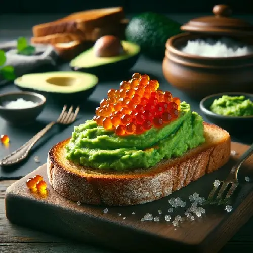 caviar avocado toast