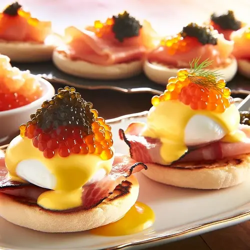 eggs benedict beluga caviar