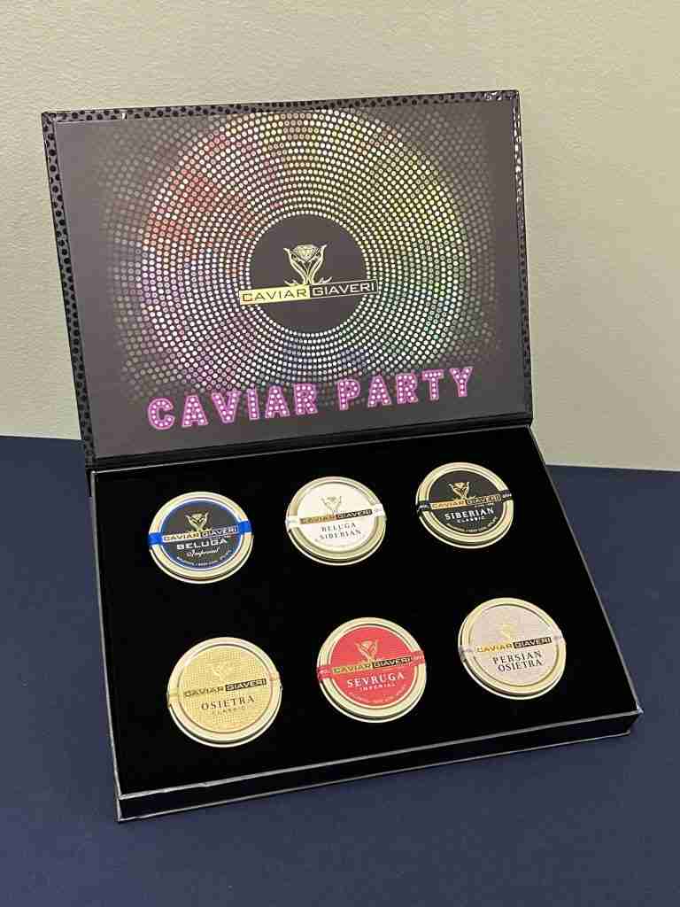 Christmas Caviar Party Gift Set