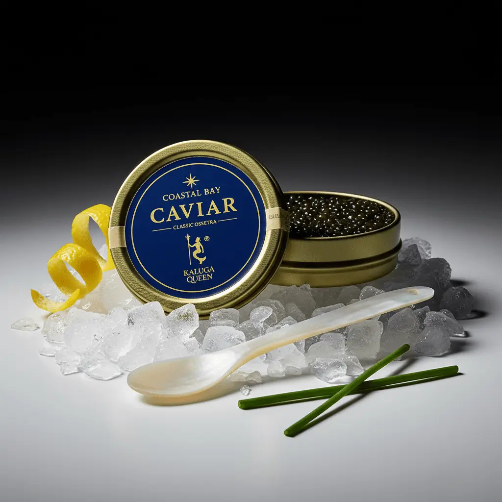 Classic Osietra Sturgeon Caviar, Kaluga Queen