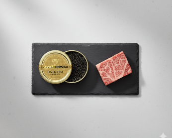 The Gourmet Trial: 1 x 6oz Wagyu Japanese Steak + 30g Giaveri Osetra Caviar